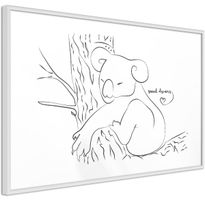 Juliste Artgeist Sleepy Koala, kehyksillä, eri kokoja