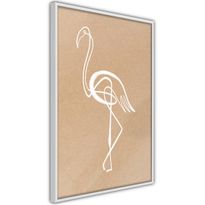 Juliste Artgeist White Flamingo, kehyksillä, eri kokoja