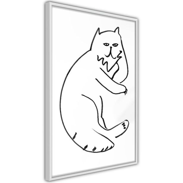 Juliste Artgeist Cat Relaxing, kehyksillä, eri kokoja
