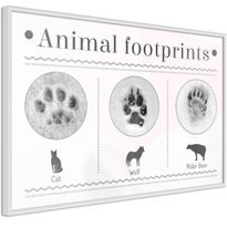 Juliste Artgeist Footprints, kehyksillä, eri kokoja