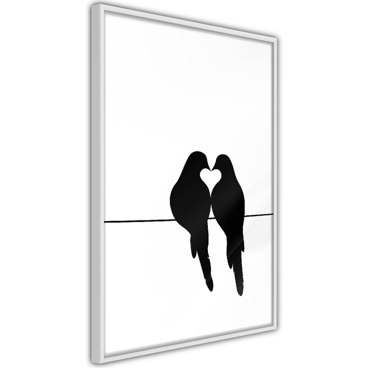 Juliste Artgeist Bird Love, kehyksillä, eri kokoja