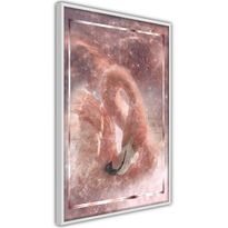 Juliste Artgeist Space Flamingo, kehyksillä, eri kokoja