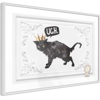 Juliste Artgeist Cat in Crown, kehyksillä, eri kokoja