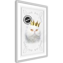 Juliste Artgeist The King Cat, kehyksillä, eri kokoja