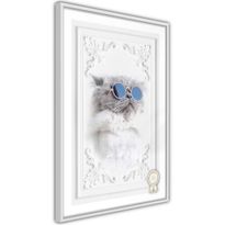 Juliste Artgeist Cat with Glasses, kehyksillä, eri kokoja