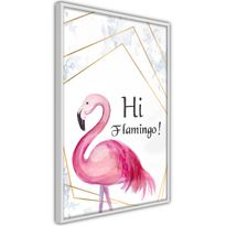 Juliste Artgeist Hi Flamingo!, kehyksillä, eri kokoja