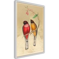 Juliste Artgeist Birds Twig, kehyksillä, eri kokoja