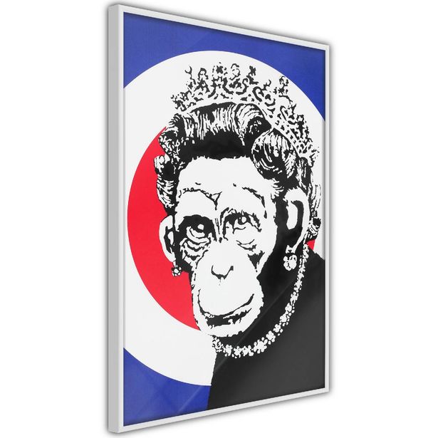 Juliste Artgeist Queen of Monkeys, kehyksillä, eri kokoja