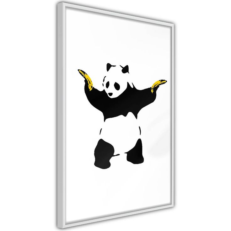 Juliste Artgeist Panda with Guns, kehyksillä, eri kokoja