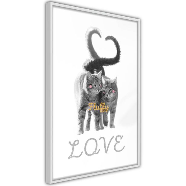 Juliste Artgeist Fluffy Love, kehyksillä, eri kokoja