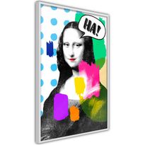 Juliste Artgeist Mona Lisa Pop-art, kehyksillä, eri kokoja
