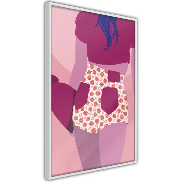 Juliste Artgeist Strawberries Shorts, kehyksillä, eri kokoja