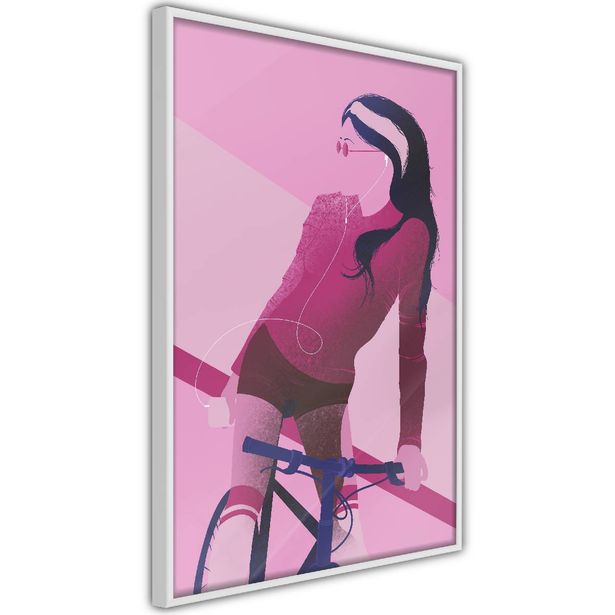 Juliste Artgeist Woman on Bicycle, kehyksillä, eri kokoja