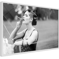 Juliste Artgeist Woman with Cigar, kehyksillä, eri kokoja