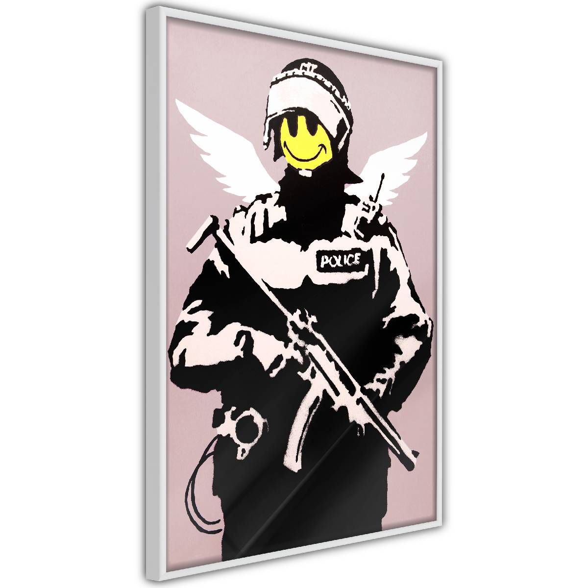 Juliste Artgeist Policeman, musta kehys, 45x30cm