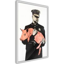 Juliste Artgeist Police Pig, kehyksillä, eri kokoja