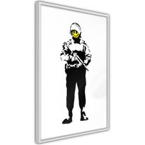 Juliste Artgeist Smiling Policeman, kehyksillä, eri kokoja