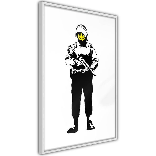 Juliste Artgeist Smiling Policeman, kehyksillä, eri kokoja