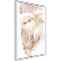 Juliste Artgeist Ethnic Look Beige, kehyksillä, eri kokoja