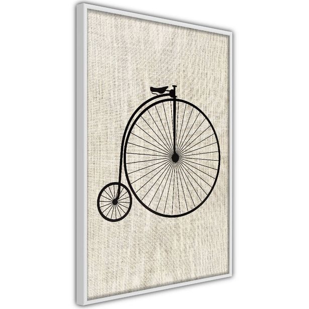 Juliste Artgeist Vintage Bicycle, kehyksillä, eri kokoja