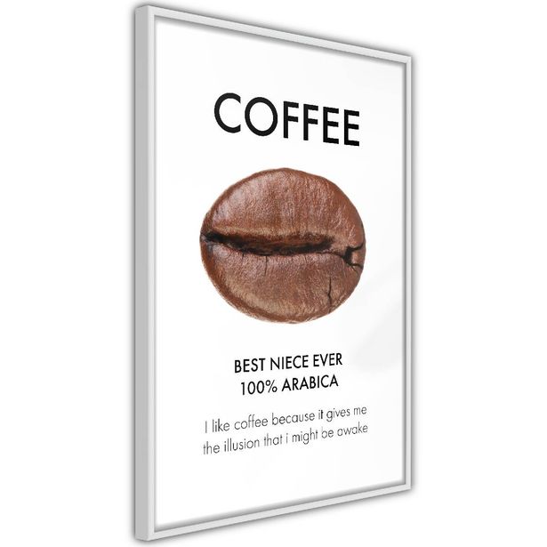 Juliste Artgeist Coffee - Best Niece Ever, kehyksillä, eri kokoja