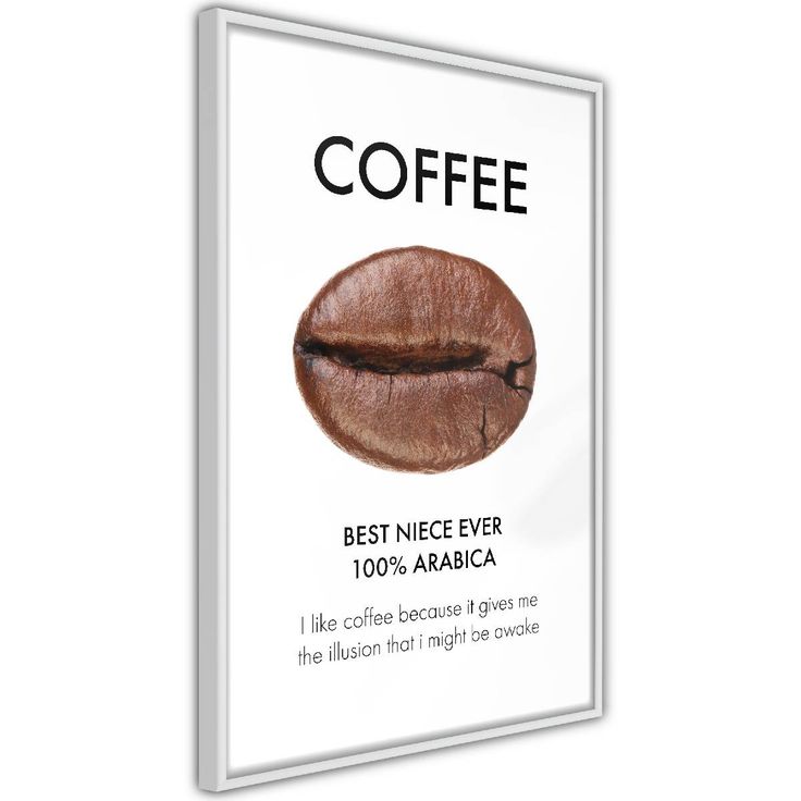 Juliste Artgeist Coffee - Best Niece Ever, kehyksillä, eri kokoja