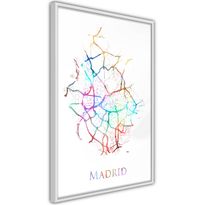 Juliste Artgeist Madrid, kehyksillä, eri kokoja