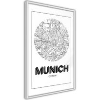 Juliste Artgeist Retro Munich, kehyksillä, eri kokoja
