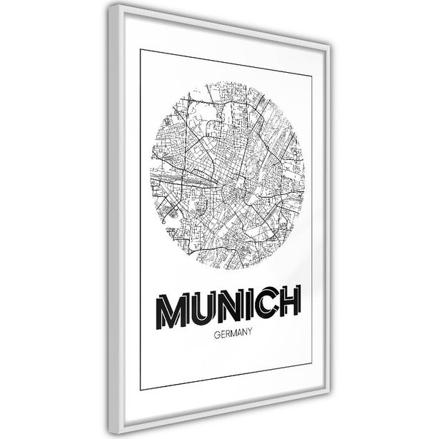 Juliste Artgeist Retro Munich, kehyksillä, eri kokoja