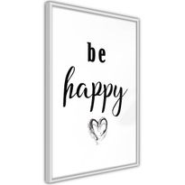 Juliste Artgeist Be Happy, kehyksillä, eri kokoja