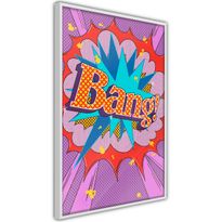 Juliste Artgeist Bang!, kehyksillä, eri kokoja