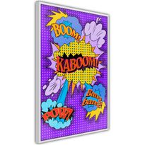 Juliste Artgeist Kaboom!, kehyksillä, eri kokoja