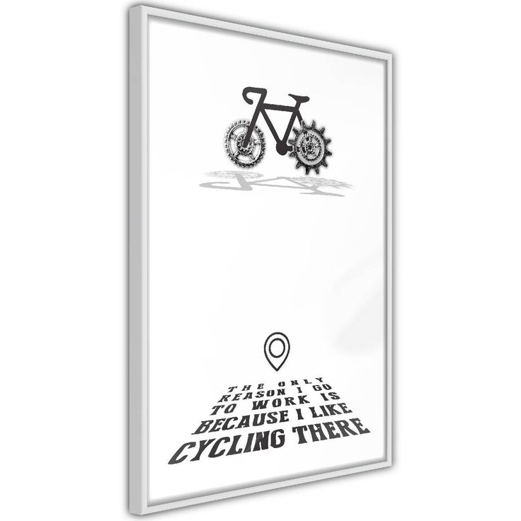 Juliste Artgeist I like Cycling, kehyksillä, eri kokoja