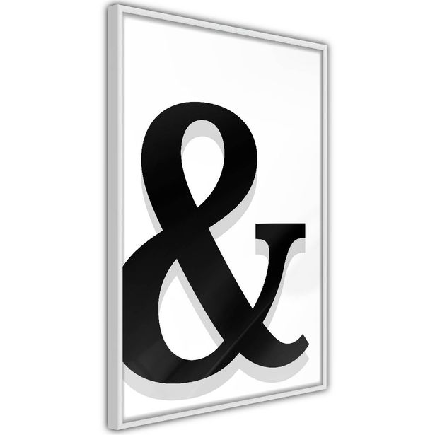Juliste Artgeist Decorative Letter, kehyksillä, eri kokoja