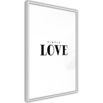 Juliste Artgeist Simple Love, kehyksillä, eri kokoja