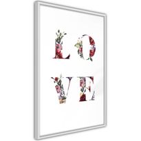 Juliste Artgeist Love in Flowers, kehyksillä, eri kokoja