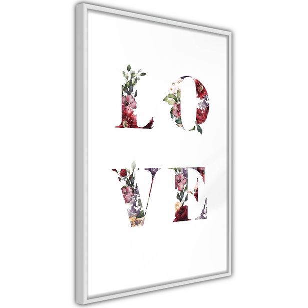 Juliste Artgeist Love in Flowers, kehyksillä, eri kokoja