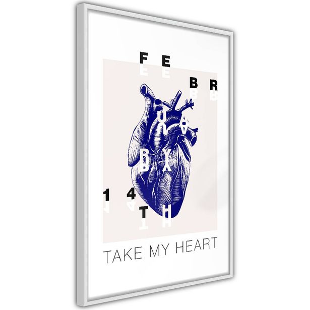 Juliste Artgeist Take My Heart, kehyksillä, eri kokoja