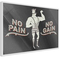 Juliste Artgeist No Pain No Gain, kehyksillä, eri kokoja