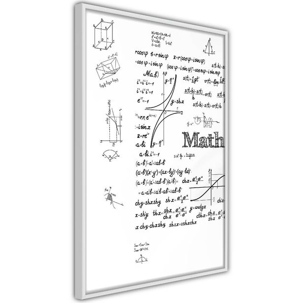 Juliste Artgeist Math, kehyksillä, eri kokoja