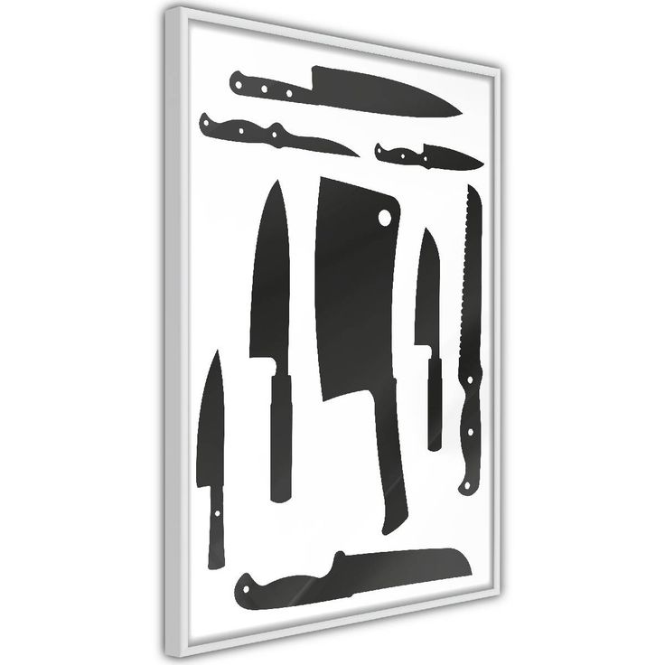 Juliste Artgeist Cleaver and Knives, kehyksillä, eri kokoja