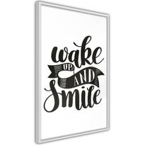 Juliste Artgeist Wake up and Smile, kehyksillä, eri kokoja