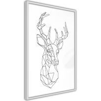 Juliste Artgeist Geometric Deer, kehyksillä, eri kokoja