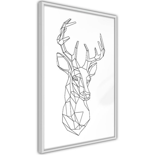 Juliste Artgeist Geometric Deer, kehyksillä, eri kokoja
