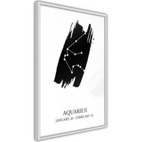 Juliste Artgeist Zodiac Signs: Aquarius, kehyksillä, eri kokoja