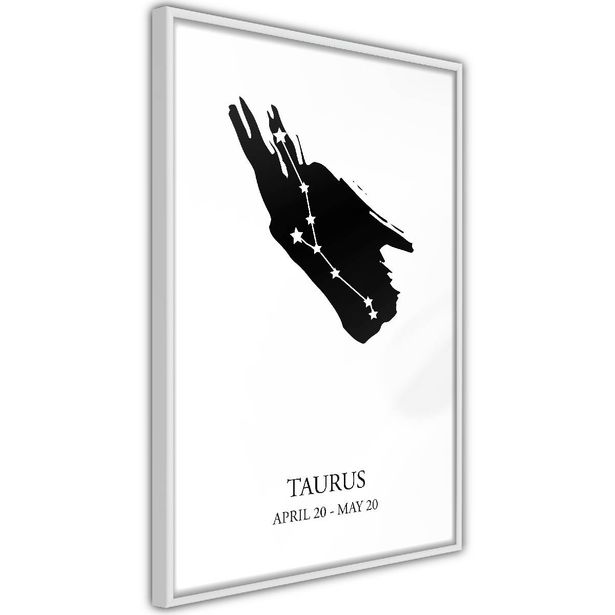 Juliste Artgeist Zodiac Signs: Taurus, kehyksillä, eri kokoja