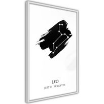 Juliste Artgeist Zodiac Signs: Leo, kehyksillä, eri kokoja