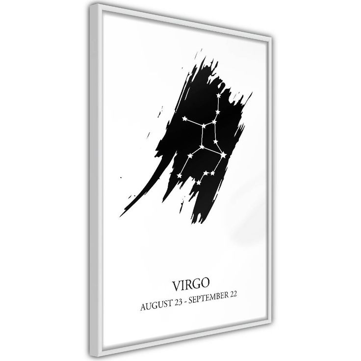Juliste Artgeist Zodiac Signs: Virgo, kehyksillä, eri kokoja