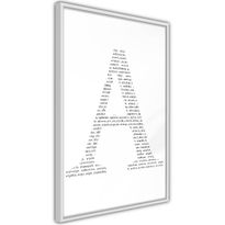 Juliste Artgeist Letter A, kehyksillä, eri kokoja