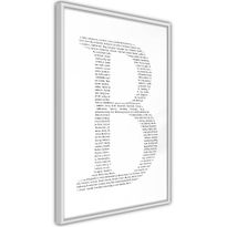 Juliste Artgeist Letter B, kehyksillä, eri kokoja